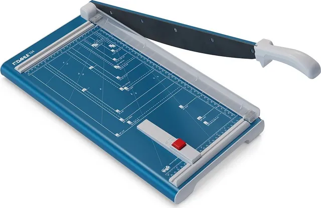 Ghilotina Dahle 534, A3, lungime taiere 460 mm, capacitate 15 coli, albastru