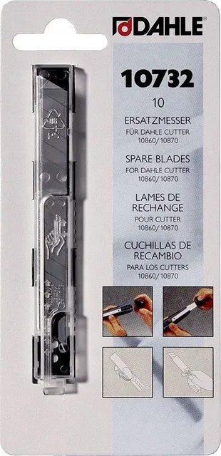 Lame de rezerva Dahle 10750 pentru cutter, 9 mm, 10 buc/set