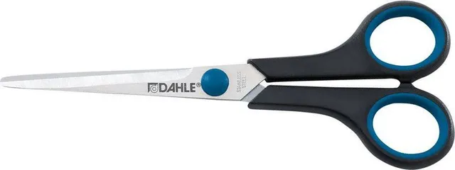 Foarfeca Dahle 54407 Office Comfort-Grip, 17, 5 cm, otel, negru