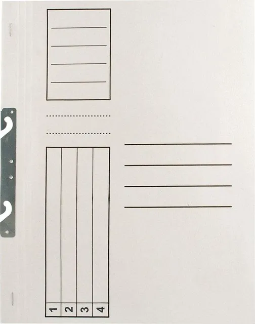 Dosar incopciat standard 1/1, alb