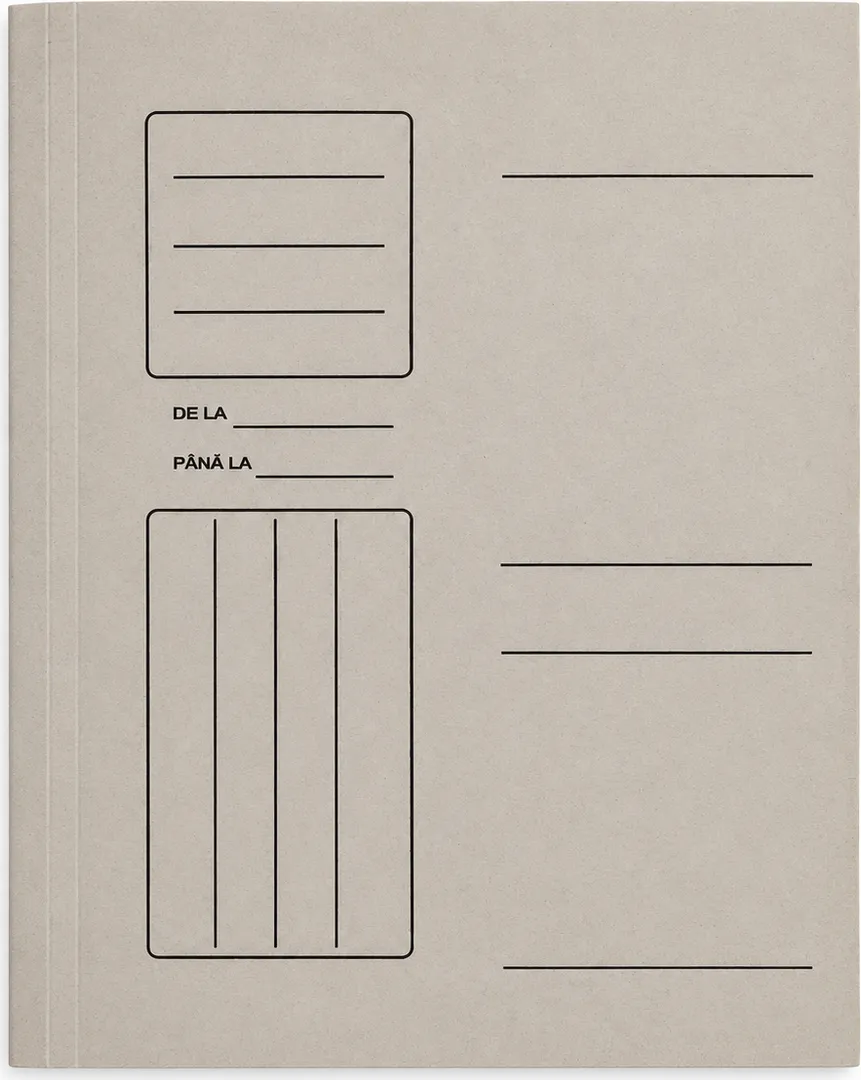 Dosar Standard carton, alb, plic, A4, 100 bucati/set