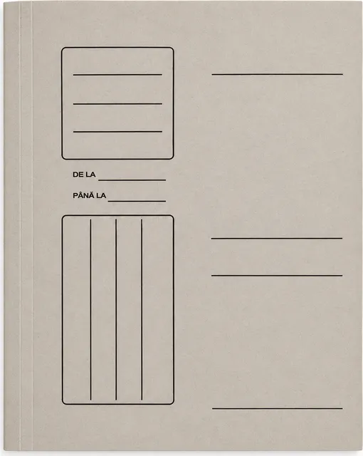 Dosar Standard carton, alb, plic, A4, 100 bucati/set