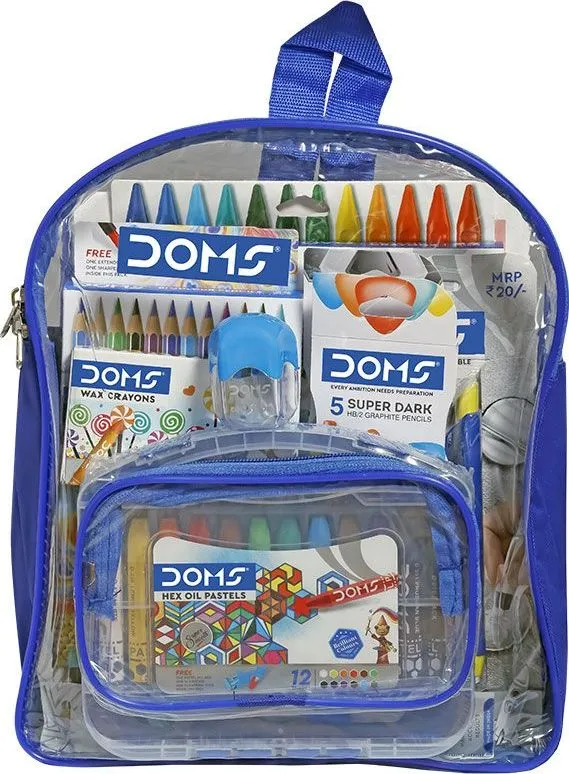 Kit creativ DOMS Smart, set desen si colorat pentru copii