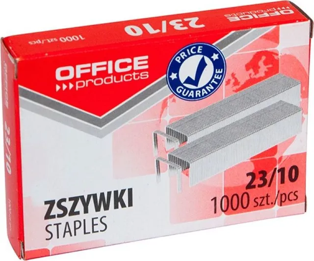 Capse Office Products 23/10, otel, 1000 bucati/cutie