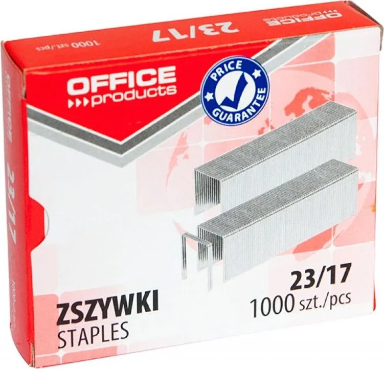 Capse Office Products 23/17, otel, 1000 bucati/cutie
