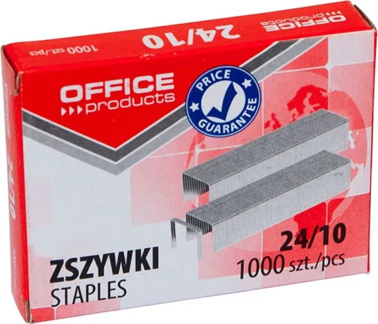 Capse Office Products 24/10, otel, 1000 bucati/cutie