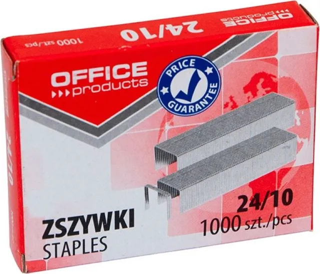 Capse Office Products 24/10, otel, 1000 bucati/cutie
