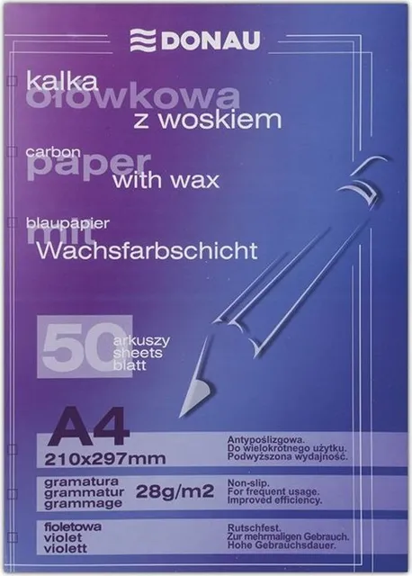 Indigo manual Donau, A4, 50 file, violet