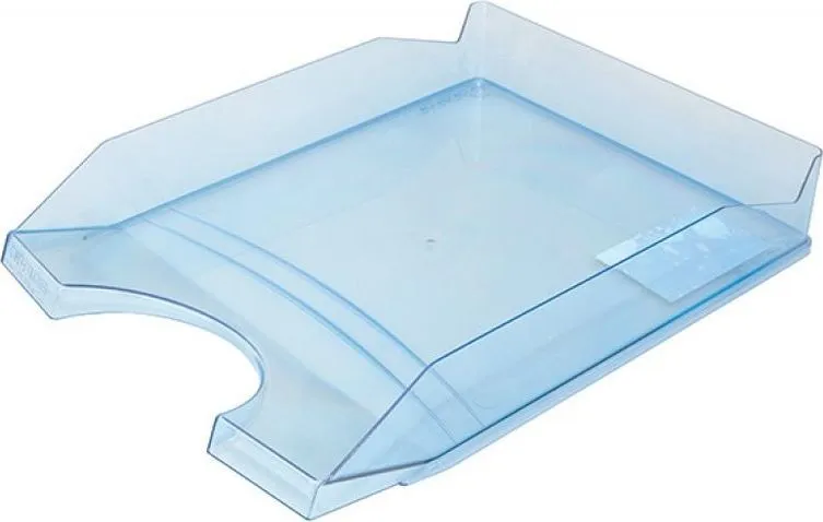 Tavita pentru documente Office Products Basic, A4, albastru transparent
