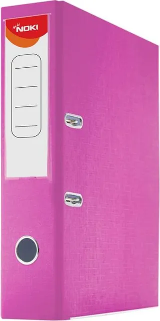 Biblioraft Noki, A4, 75 mm, PP, carton roz