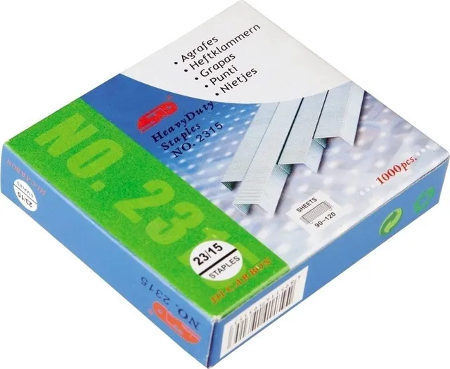 Capse STD, 23/15, heavy duty, 1000 bucati/cutie