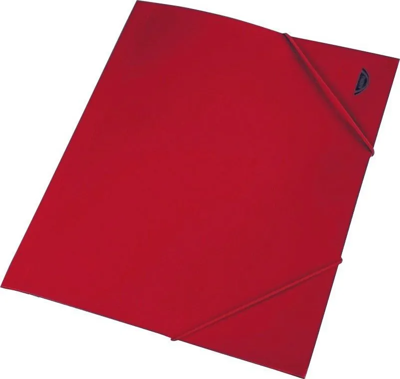 Mapa documente, A4, plastic, inchidere cu elastic, rosu