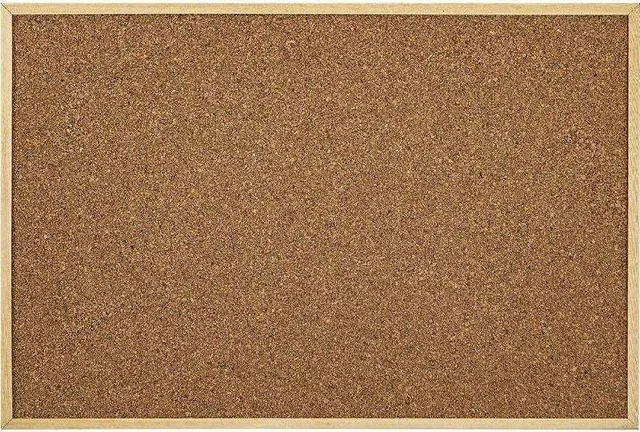 Tabla de pluta, Noki, rama lemn, 60x90 cm, prindere pe perete