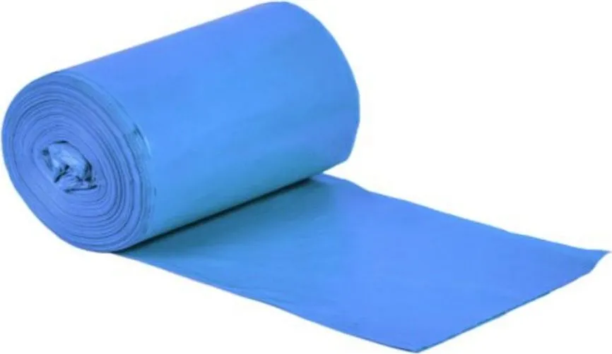Saci menaj LDPE, albastri, 50x70 cm, 35L, 15 bucati/rola