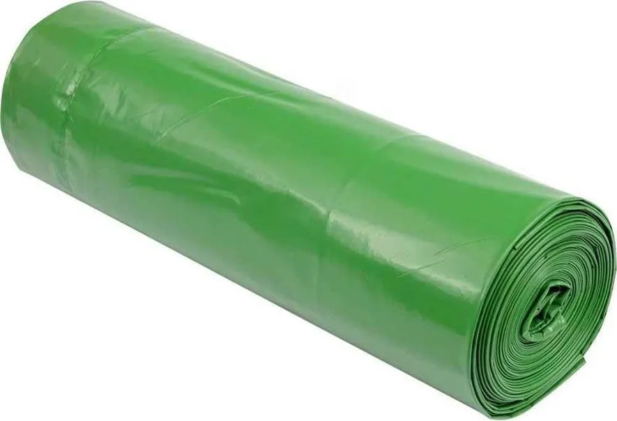 Saci menaj LDPE, verzi, 100x120 cm, 160L, 10 bucati/rola