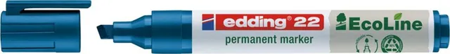 Marker permanent Edding 22 Ecoline, corp plastic, varf tesit 1-5 mm