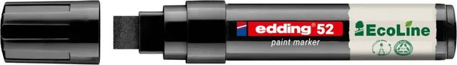 Marker cu vopsea pe baza de apa edding Ecoline 52, corp din plastic reciclat, varf tesit, 4-15 mm