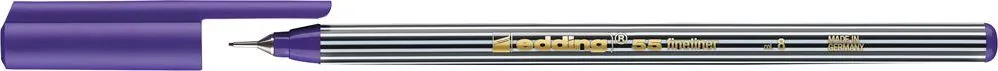 Liner edding 55, corp plastic, varf rotund, 0.3 mm, violet