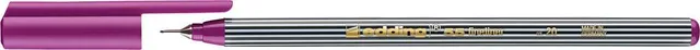 Liner edding 55, corp plastic, varf rotund, 0.3 mm, magenta