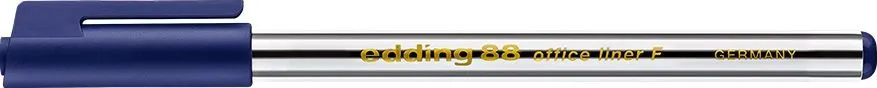 Liner Edding 88, corp plastic, varf 0.6 mm, albastru