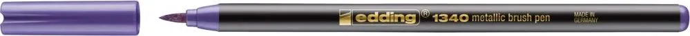 Marker Edding 1340 Metallic, varf tip pensula, 1-6 mm, violet