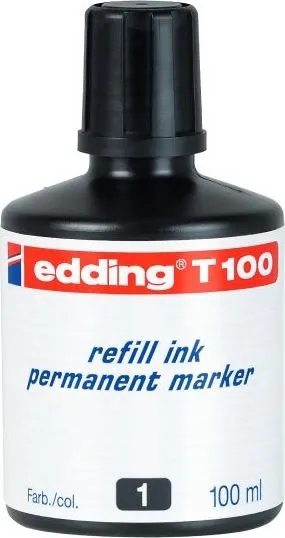 Tus Edding T100 pentru marker permanent, negru, 100ml
