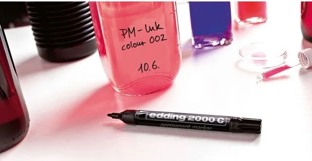 Marker permanent Edding 2000 C, varf rotund 1, 5-3 mm, maro