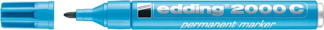 Marker Edding 2000 permanent varf rotund 1.5-3 mm, bleu