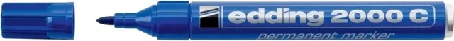 Marker permanent Edding 2000C, corp metalic, varf rotund, 1.5-3 mm