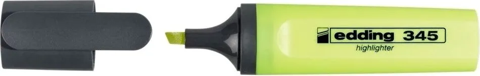 Textmarker Edding 345, varf 2-5 mm, galben