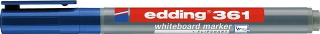 Marker pentru tabla Edding 361, corp plastic, varf 1 mm, albastru