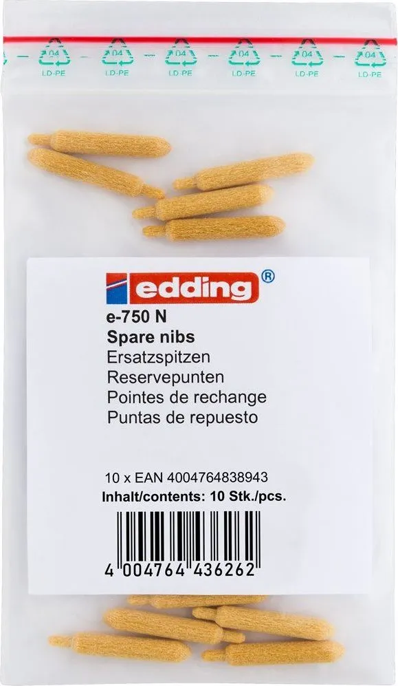 Varfuri rezerva Edding pentru marker 750, 10 bucati/set