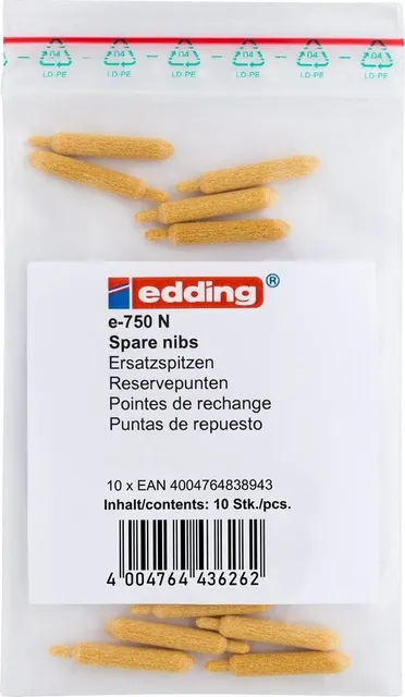 Varfuri rezerva Edding pentru marker 750, 10 bucati/set