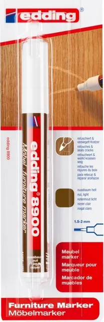 Marker Edding 8900 pentru retusuri mobilier lemn nuc, light
