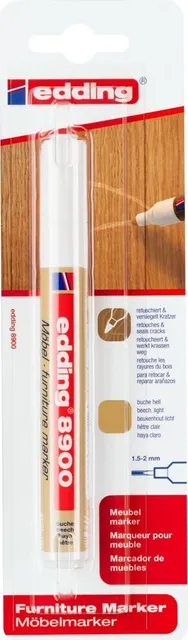 Marker Edding 8900 pentru retusuri mobilier lemn, fag