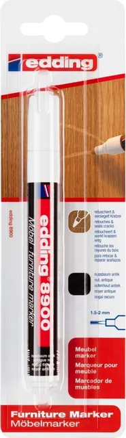 Marker Edding 8900 pentru retusuri mobilier lemn, nuc antique