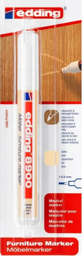 Marker Edding 8900 pentru retusuri mobilier, lemn pin