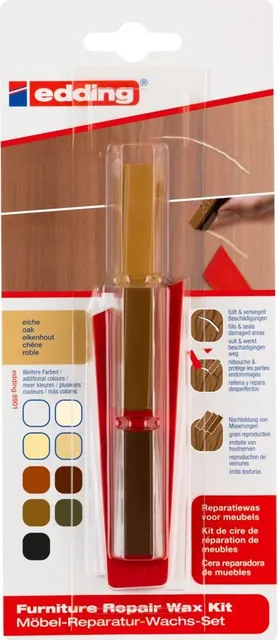 Kit Edding 8901 retusuri mobilier, lemn stejar, fag, molid