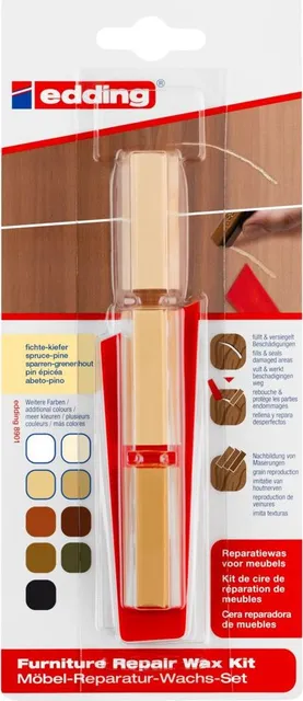Kit Edding 8901, ceara pentru reparatii mobila, molid, blister
