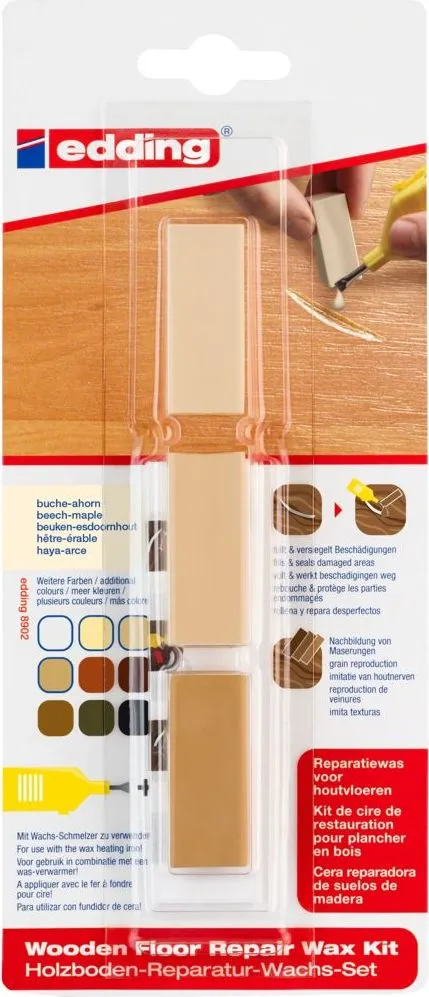 Kit Edding 8902, ceara pentru reparatii pardoseala, artar, blister