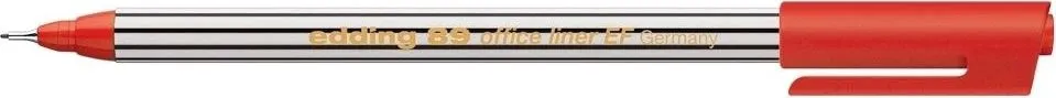 Liner Edding Office 89, varf fetru, 0.3 mm, rosu