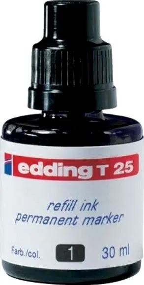Tus pentru marker permanent Edding T25, 30 ml, negru