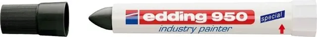 Marker permanent Edding 950 Industrial, corp plastic, varf rotund, 10mm