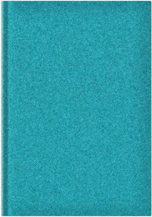 Agenda nedatata A5 Adria, hartie ivory, coperta turcoaz