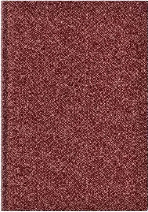 Agenda nedatata A5 Adria, hartie ivory, coperta maro roscat