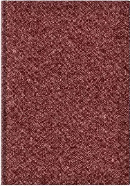 Agenda nedatata A5 Adria, hartie ivory, coperta maro roscat
