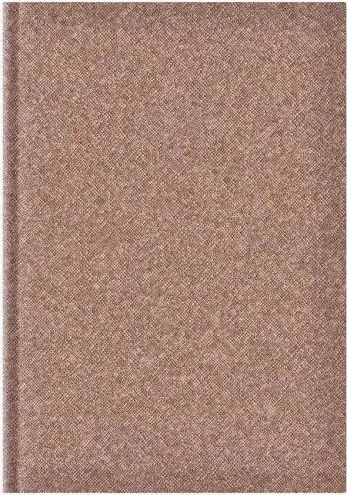 Agenda nedatata A5 Adria, hartie ivory, coperta auriu roze