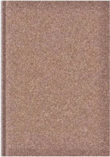 Agenda nedatata A5 Adria, hartie ivory, coperta auriu roze