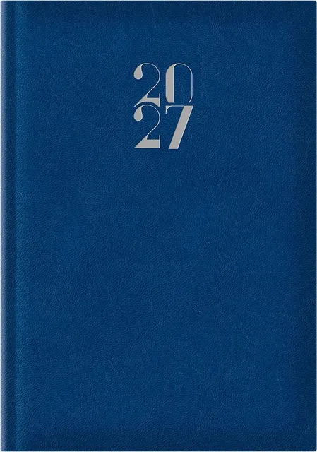 Agenda Artilux A5, datata, hartie ivory, coperta albastru royal