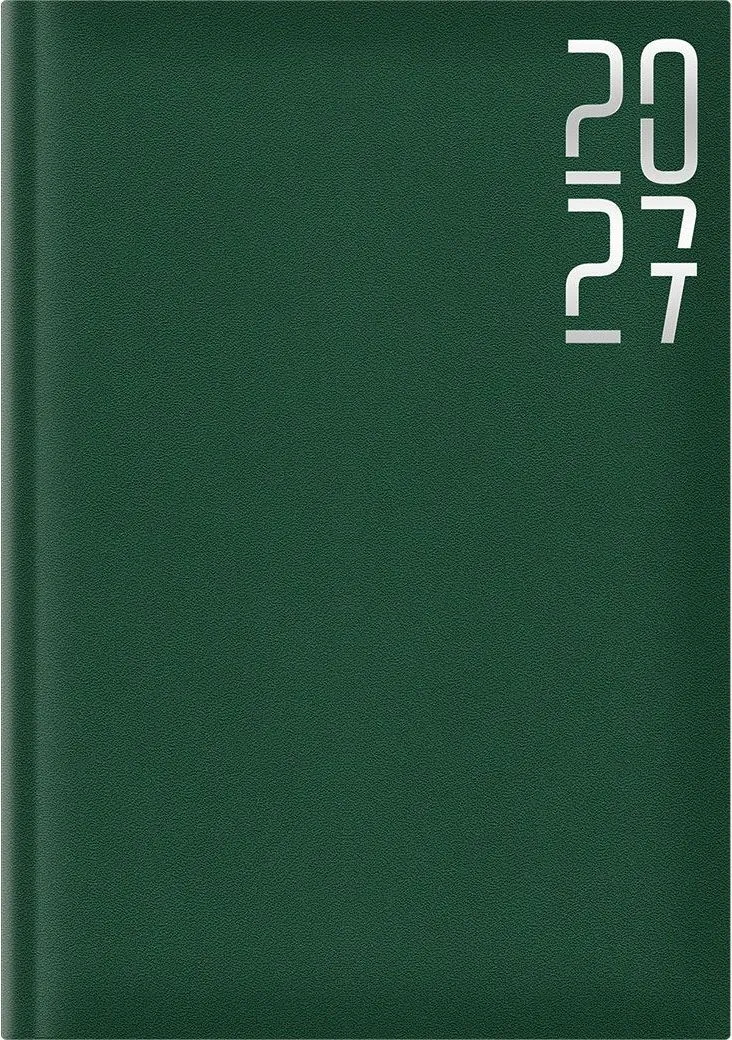 Agenda Artibest A5, datata, hartie offset alb, coperta verde